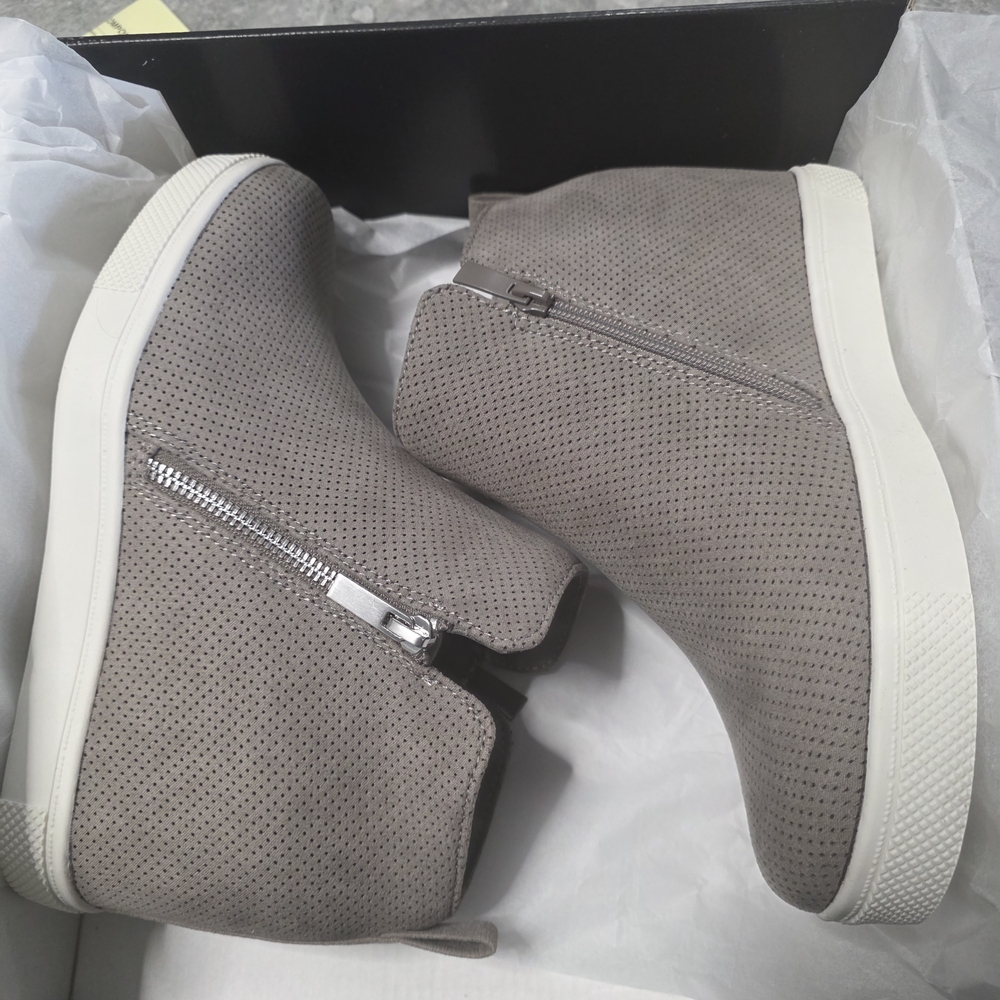 Men's Gray High-Top Sneakers